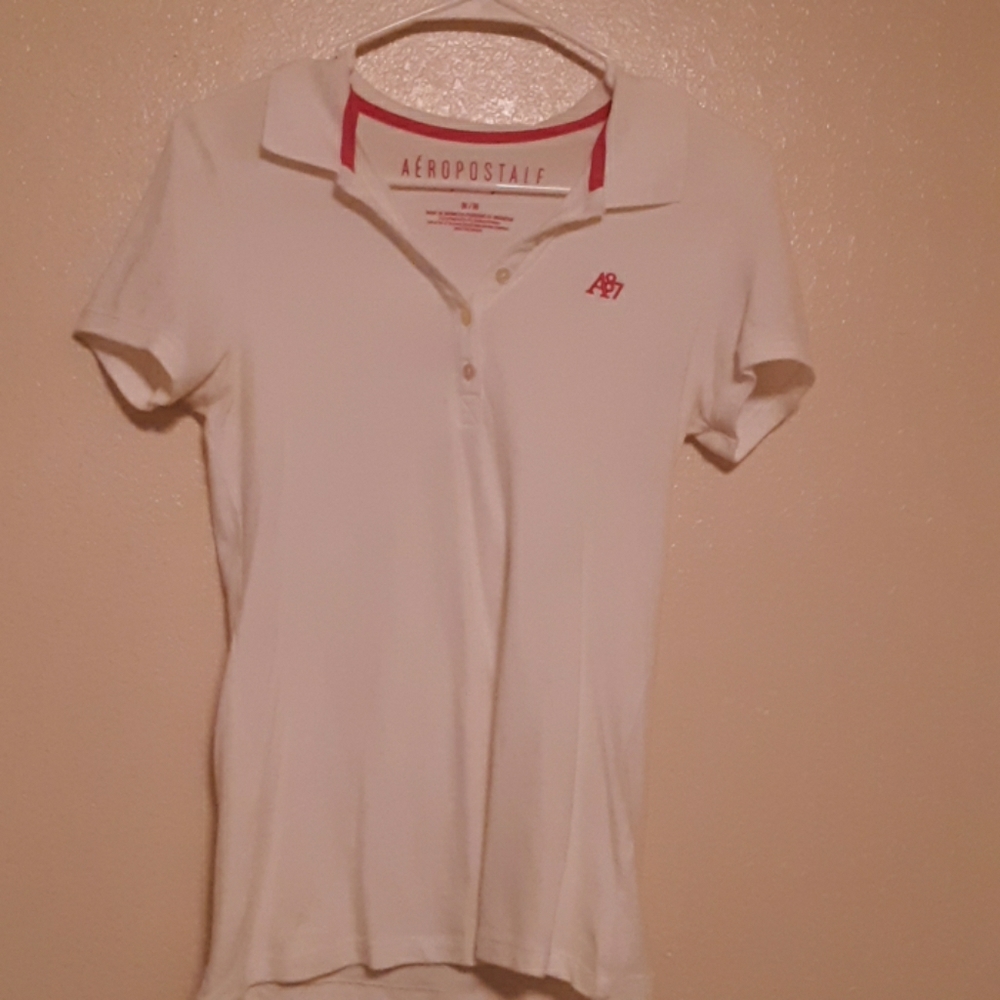 White Medium Aeropostale T-shirt